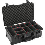 Pelican 1535 AirTP Wheeled Carry-On Air Case with TrekPak Insert (Black)