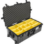 Pelican Wheeled Check-In Case with Padded Dividers (Black)