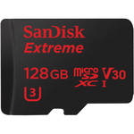 SANDISK 128GB Extreme UHS-I microSDXC Memory Card with SD Adapter