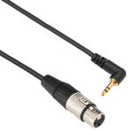 Kopul XRSM 3-Pin XLR Female to 3.5mm RA Stereo Mini-Plug Cable (1.5')