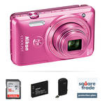 Nikon COOLPIX S6900 Digital Camera Deluxe Kit (Pink)