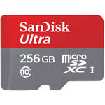 SanDisk 256GB Ultra UHS-I microSDXC Memory Card (Class 10)