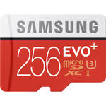 Samsung 256GB EVO+ UHS-I microSDXC Memory Card with SD Adapter