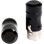 Remote Audio Low Profile XLR Connector with Locking C-Clip (Female)