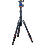 3 Legged Thing Corey Magnesium Travel Tripod with AirHed Neo Ball Head (Blue and Orange)