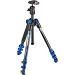 Manfrotto BeFree Color Aluminum Travel Tripod (Blue)