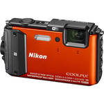 Nikon COOLPIX AW130 Waterproof Digital Camera (Orange) 32363 B&H