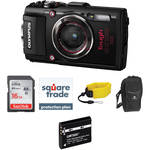 Olympus Stylus TOUGH TG-4 Digital Camera Deluxe Kit (Black) B&H
