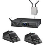 Audio-Technica ATW-1377 System 10 PRO Dual-Channel Digital Wireless Gooseneck Base Transmitter System with No Mics (2.4 GHz)
