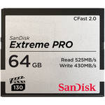 SanDisk 64GB Extreme PRO CFast 2.0 Memory Card SDCFSP-064G-A46D