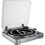 Audio-Technica Consumer AT-LP60 Fully Automatic Belt-Drive Turntable (Silver)