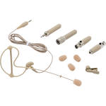 Samson SE10T Earset Microphone with Miniature Condenser Capsule with 4 Cable Adapters (Beige)