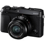 FUJIFILM X-E3 Mirrorless Digital Camera with 23mm f/2 Lens (Black)