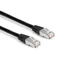 Tera Grand Cat 7 Shielded Ultra Flat Ethernet Patch Cable (10Gb, 6', Black)