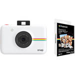 （新品未使用）Polaroid Snap (ホワイト)　ジンクペーパー30枚付 Amazon.com : Polaroid 2x3-Inch Premium ZINK Photo Paper for