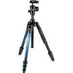 Manfrotto Befree Advanced Travel Aluminum Tripod with 494 Ball Head (Twist Locks, Blue)