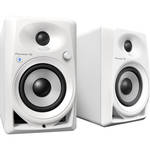 Pioneer DJ DM-40BT-W Bluetooth, Active 4" Desktop Monitor Speakers (White)