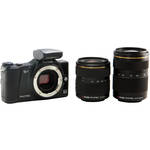 Kodak PIXPRO S-1 Mirrorless Digital Camera with 12-45mm and 42.5-160mm Lenses (Black)