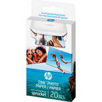 HP 2 x 3" ZINK Sticky-Backed Photo Paper (2 x 10 Sheets)