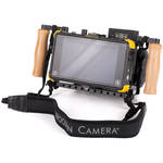 Wooden Camera Director's Monitor Cage v2 with Wooden Grips