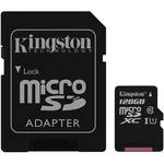 Kingston 128GB Canvas Select UHS-I microSDXC Memory Card with SD Adapter