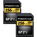 ProGrade Digital 256GB UHS-II SDXC Memory Card (2-Pack)