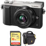 Panasonic Lumix DMC-GX85 Mirrorless Micro Four Thirds Digital Camera with 12-32mm Lens and Accessories Kit (Silver)