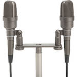 Microtech Gefell M 930 Large-Diaphragm Cardioid Condenser Microphone (Matched Pair, Dark Bronze, ORTF Bracket)