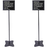 Fortinge 19" Meeting Teleprompter Set (Dual)