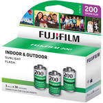 FUJIFILM Fujicolor 200 Color Negative Film (35mm Roll Film, 36 Exposures, 3 Pack)