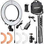 Neewer LED Ring Light Kit with Stand and Accessories (14")