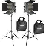 Neewer Bi-Color LED 2-Light Kit with Stands