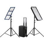 Intellytech LiteCloth LC-120 1 x 3' Foldable LED Mat 2-Light Kit (V-Mount)