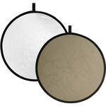 Impact Collapsible Circular Reflector Disc - Soft Gold/White - 32"