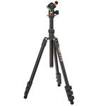 Oben AT-3565 Aluminum Travel Tripod and BZ-217T AT-3565/BZ-217T