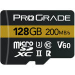 ProGrade Digital 128GB UHS-II microSDXC Memory Card with SD Adapter