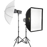 Umbrella & Softbox Light Kit