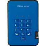 Istorage 128GB diskAshur2 USB 3.1 Encrypted Portable SSD (Ocean Blue)