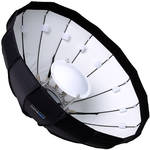 FotodioX EZ-Pro Foldable Beauty Dish Softbox Combo for Select Speedlight Hot Shoe Flashes (24")