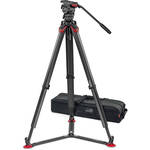 Sachtler System FSB 8 T flowtech 75 mm Carbon Fiber Tripod with Ground Spreader