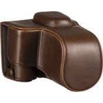 MegaGear Ever Ready PU Leather Case and Strap for Nik MG1536 B&H