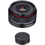 Black Samyang SYIO35AF-E 35mm f/2.8 Ultra Compact Wide Angle Lens for Sony E Mount Full Frame 