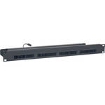 Lowell Manufacturing Rackmount Panel with 4 Blower Fans (3.5") with Guards, 90 cfm (1 RU, 19" Deep)