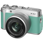 FUJIFILM X-A7 Mirrorless Digital Camera with 15-45mm Lens (Mint Green)