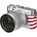 FUJIFILM X-A3 Mirrorless Digital Camera with 16-50mm Lens (Silver with USA Flag)