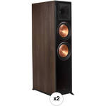Klipsch Reference Premiere RP-8060FA 2-Way Floorstanding Speaker with Dolby Atmos Height Channel Pair Kit (Walnut)