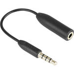 Saramonic SR-UC201 3.5mm TRS Female to 3.5mm TRRS Male Adapter Cable for Smartphones (3")