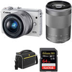 Canon EOS M100 Mirrorless Digital Camera with 15-45mm and