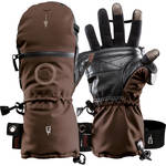 The Heat Company Heat 3 Smart Mittens/Gloves (Size 9, Brown)