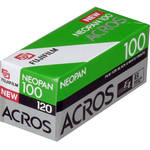 FUJIFILM Neopan 100 Acros Black and White Negative Film (120 Roll Film)
